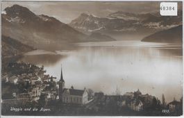 Weggis und die Alpen