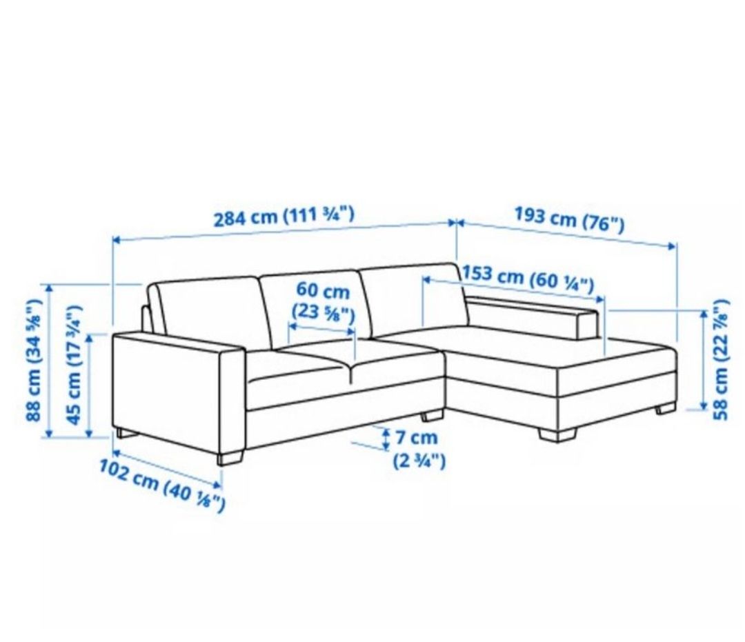 Ikea Sofas: Ecksofa mit Hocker und Stauraum grau – Gebraucht aus Hirzel von Loco666 4