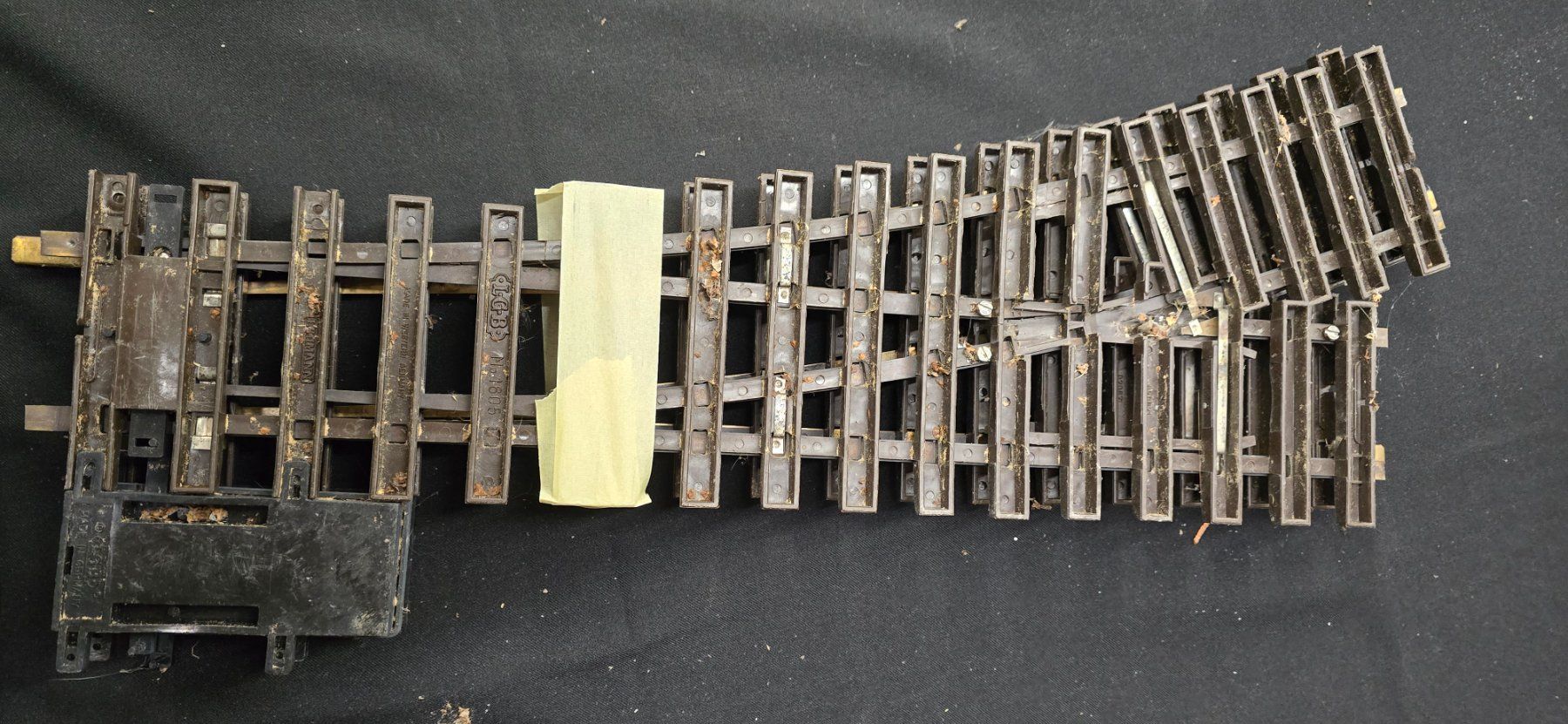Märklin Modellini di ferrovie: Weiche rechts 120cm LGB – Usato da Russikon venduto da Pedro20 1
