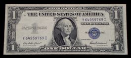 aUNC Silver Certificate - 1$ USA 1935 - Y64959769I