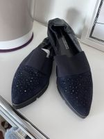 Kennel&Schmenger Nubuk Slipper 41 (7.5) Pia Dunkelblau NEU
