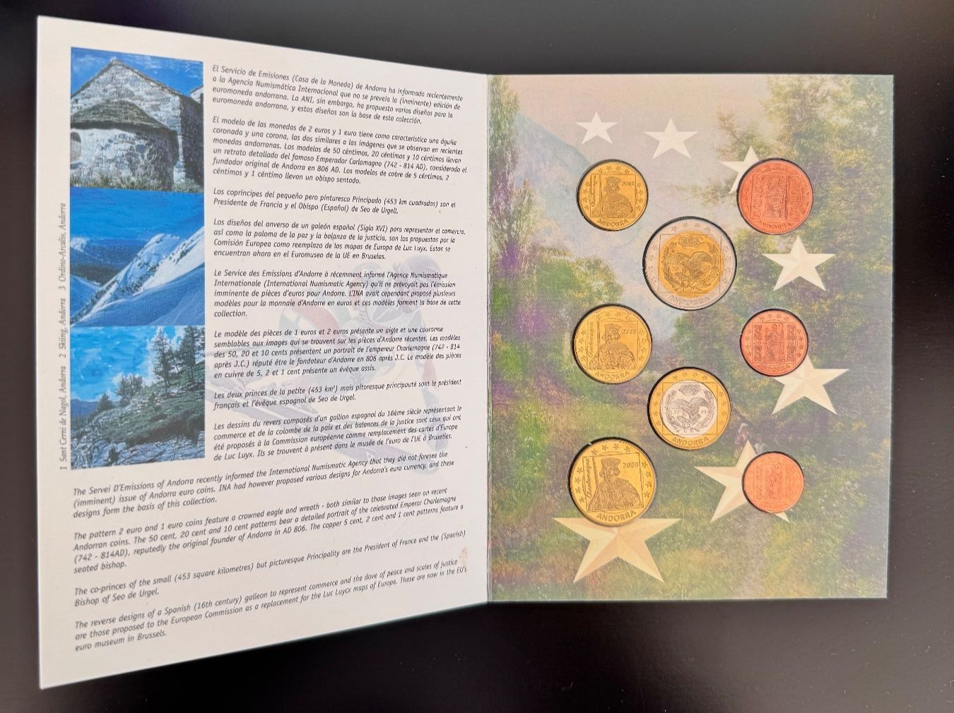 Tutti le monete: Andorra 2003 8 Coin Euro Pattern Set – Nuovo (secondo la descrizione) da Montlingen venduto da timolino12 1