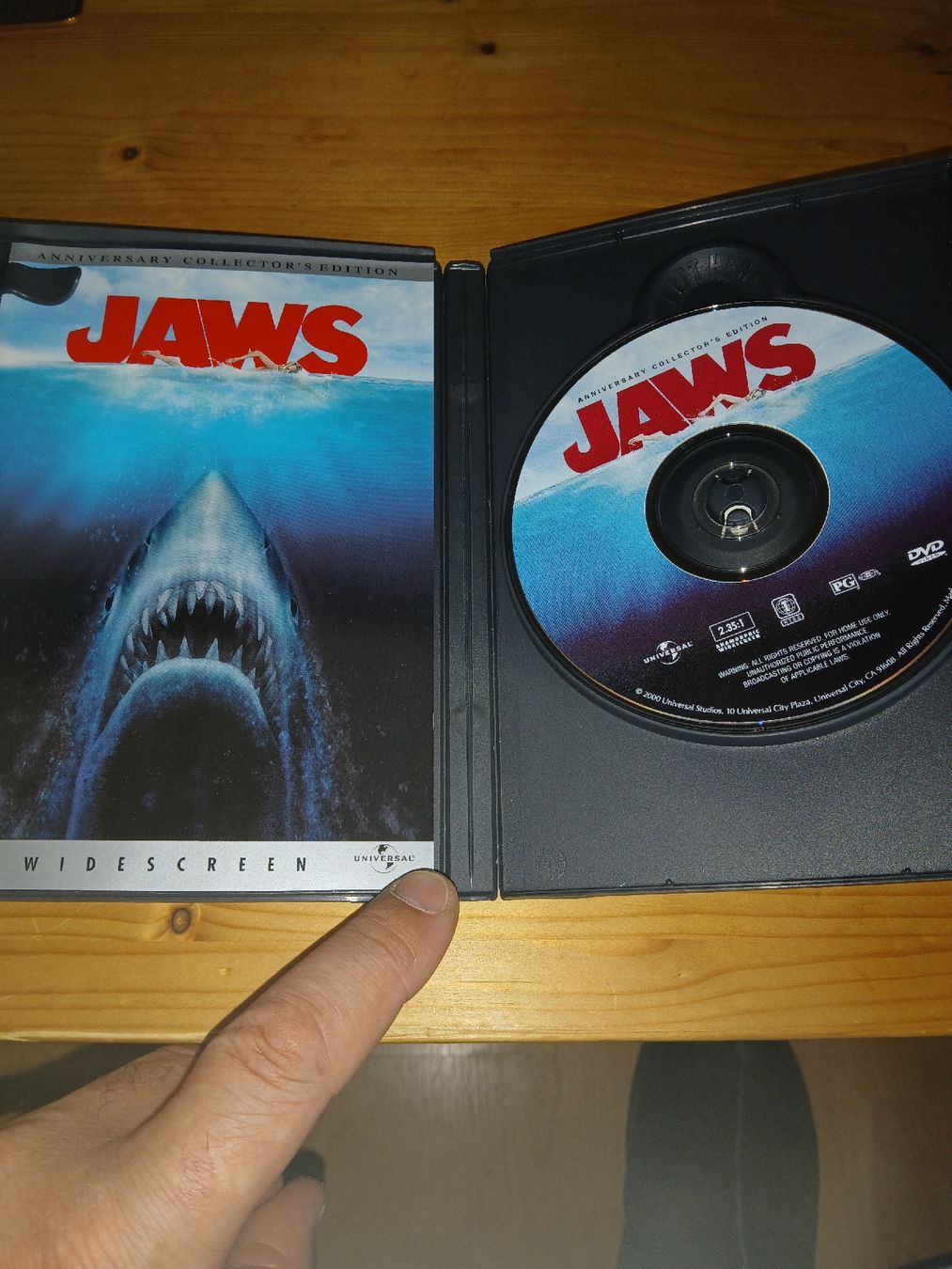 Tutti i DVDs: Jaws DVD Special 25th Anniversary Edition Widescreen – Usato da Lengnau BE venduto da Geronimo024 2