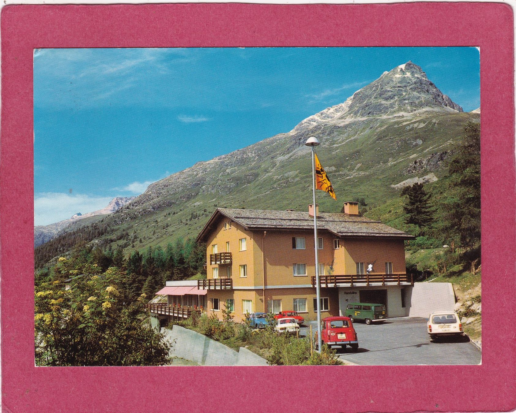Ansichtskarten: St. Moritz Randolins " Chesa Granda " 1982 – Gebraucht aus Herisau von Lisegrat2008