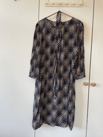King Louie Retro Kleid Muster Viskose, Ca. Gr M