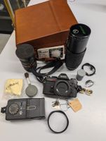 Konica Autoreflex AR-T4 Analog Kamera mit viel Zubehör