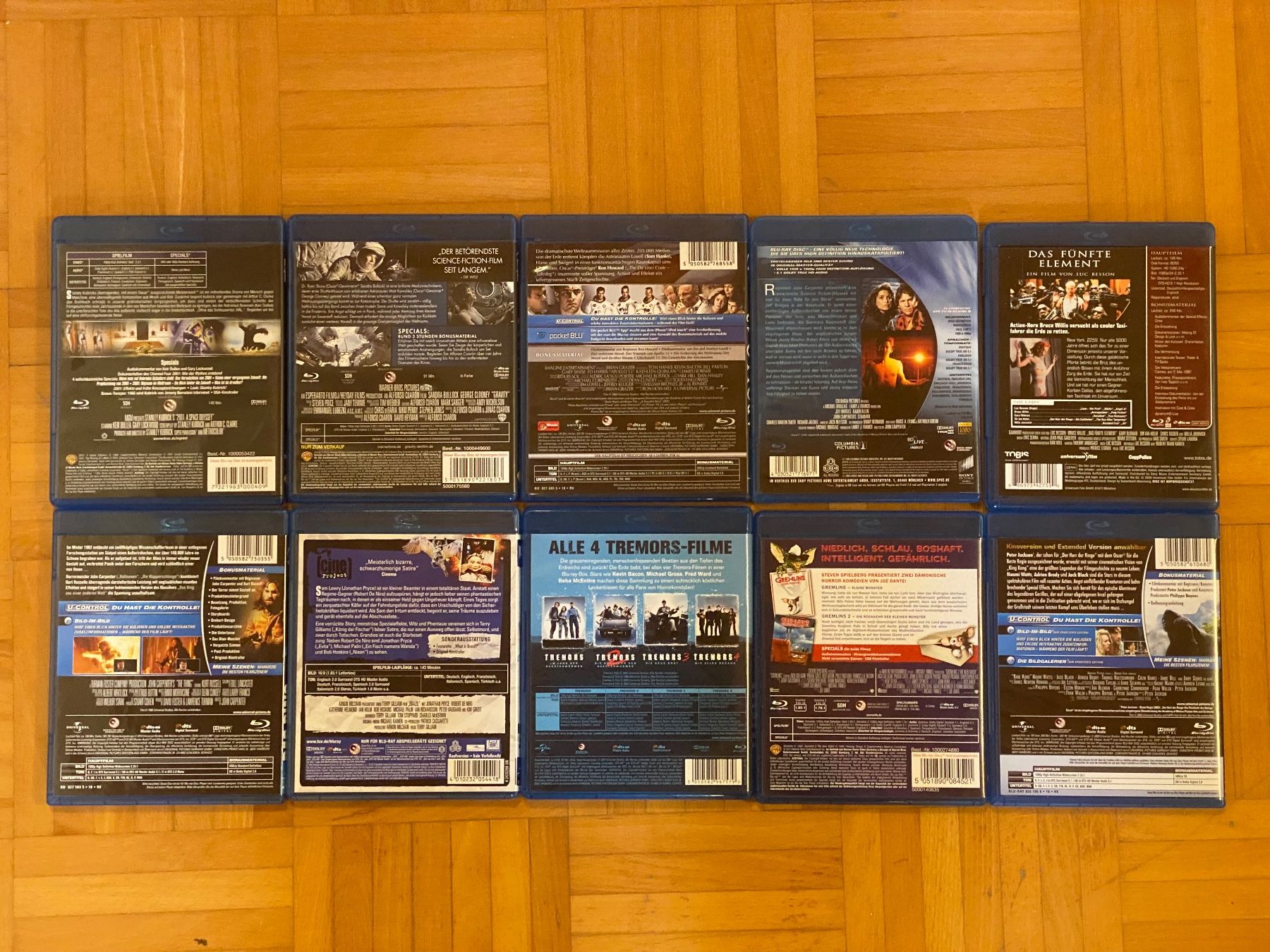 Tutti i DVDs: Blu-ray Sci-Fi & Fantasy Paket | 2001 | Gravity | Apollo 13 – Usato da Allschwil venduto da uh02 1
