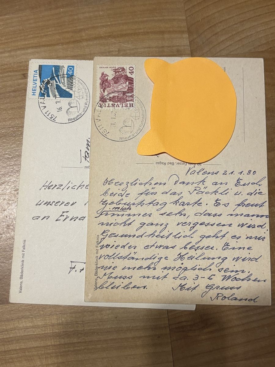 Cartoline postali: AK von Valens Bäderklinik m. Falknis – Usato da Rümlang venduto da Kartenpost1 1