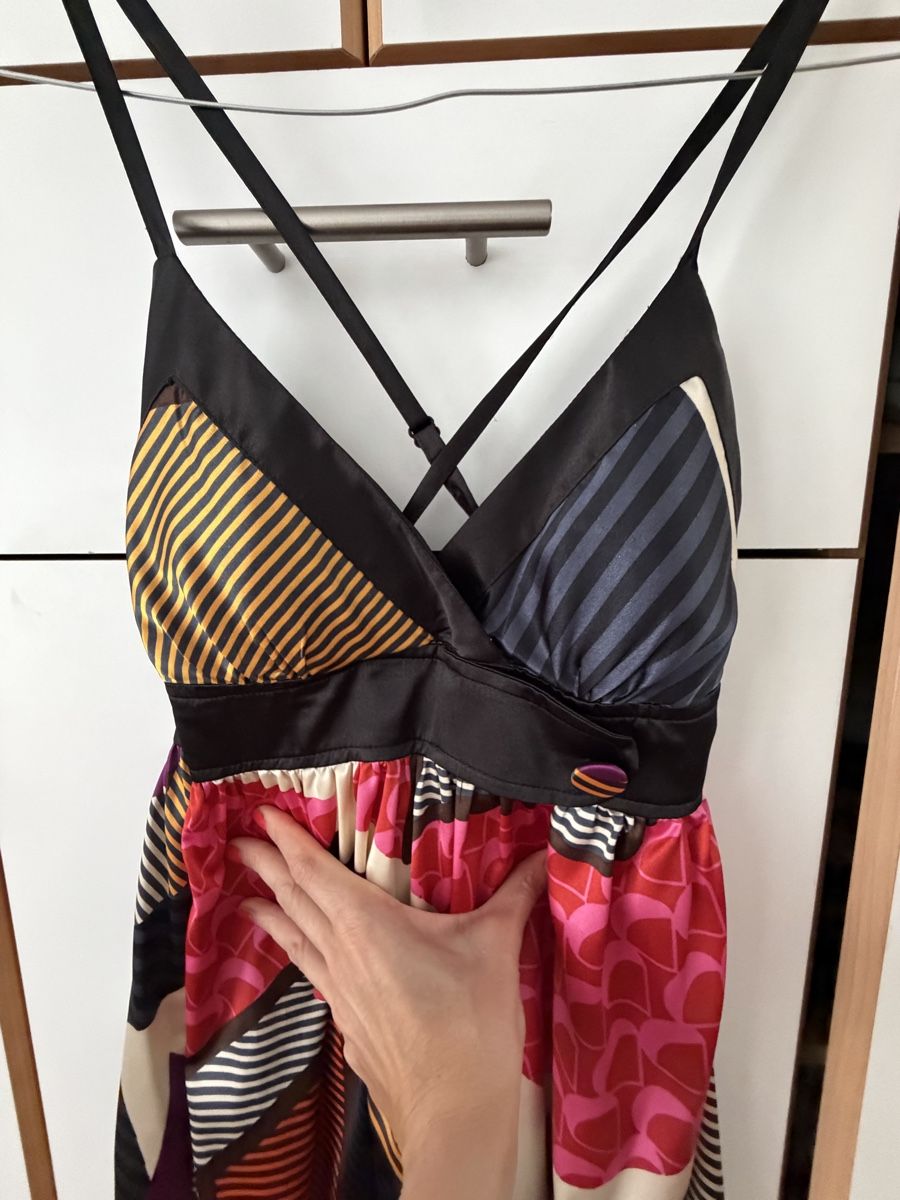 Vestiti: Satin Cocktailkleid – Usato da Luzern venduto da THINGS-11 4