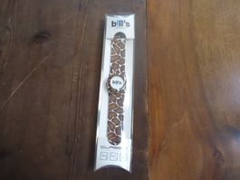 Bracelet interchangeable montre bill's - Motif girafe - Neuf