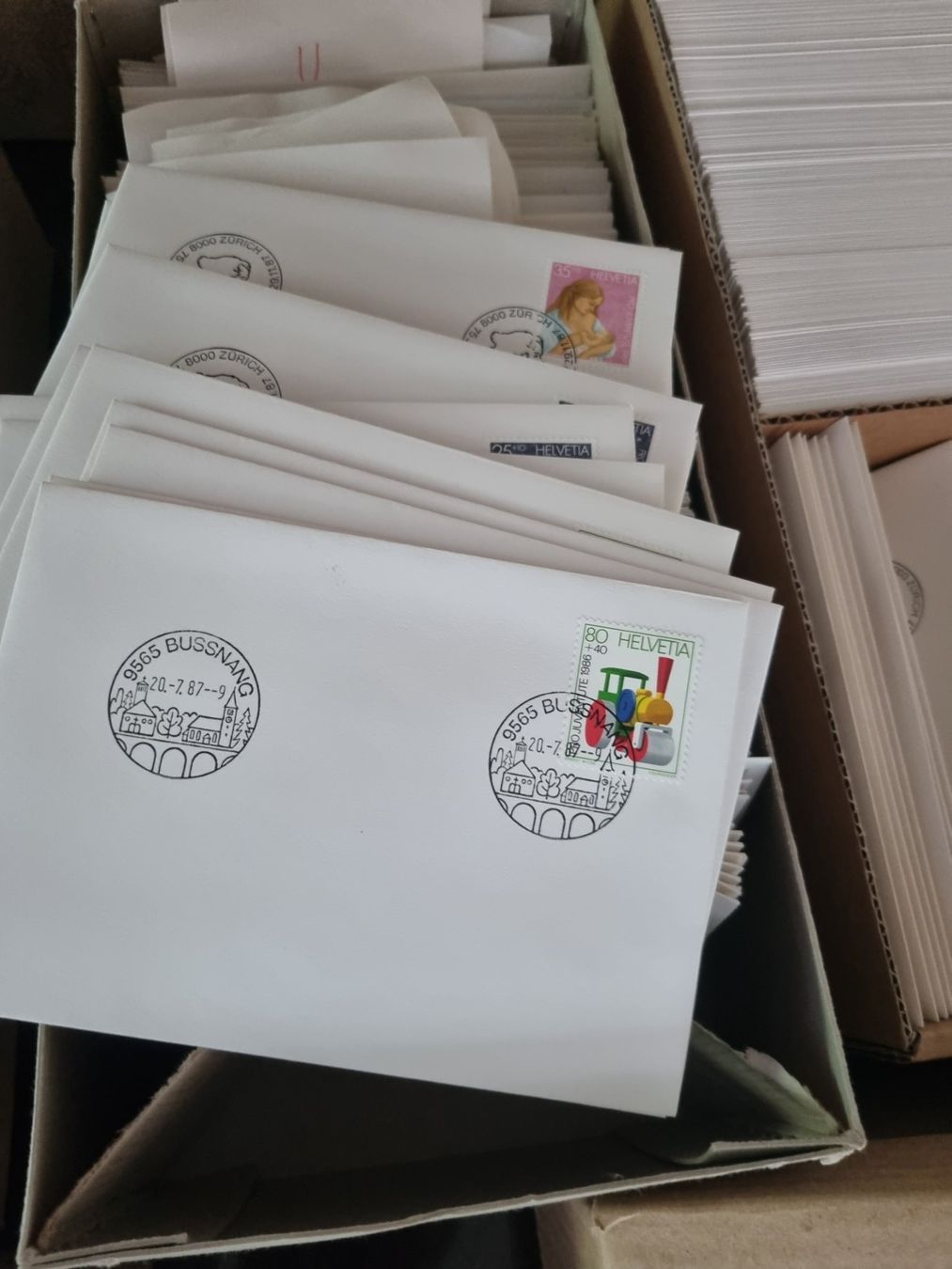 Alle Briefmarken: Grosser Posten mit ca. 2500 CH Sonderbriefe/FDC – Gebraucht aus Gümligen von Geniusbuy 4