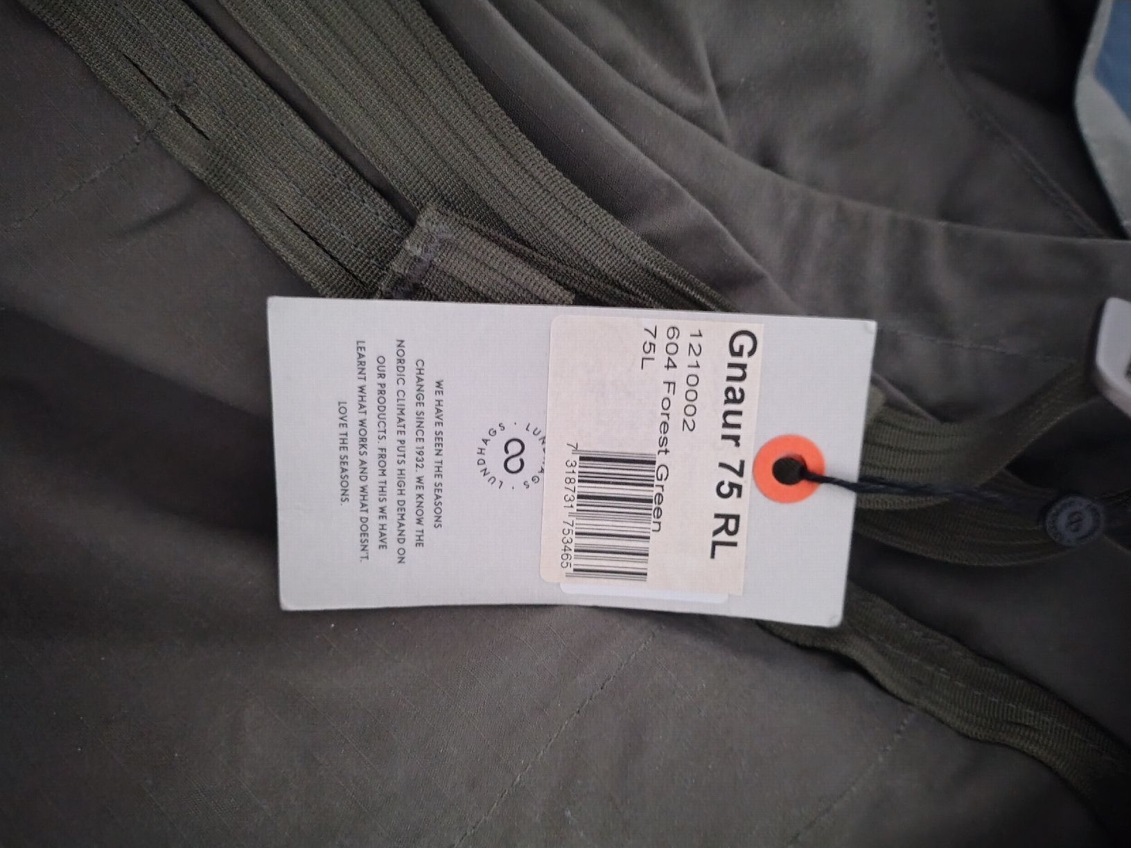 Lundhags Rucksäcke: Lundhags Rucksack 75 L Backpack – Neu und originalverpackt aus Regensdorf von szo_xjg5 2