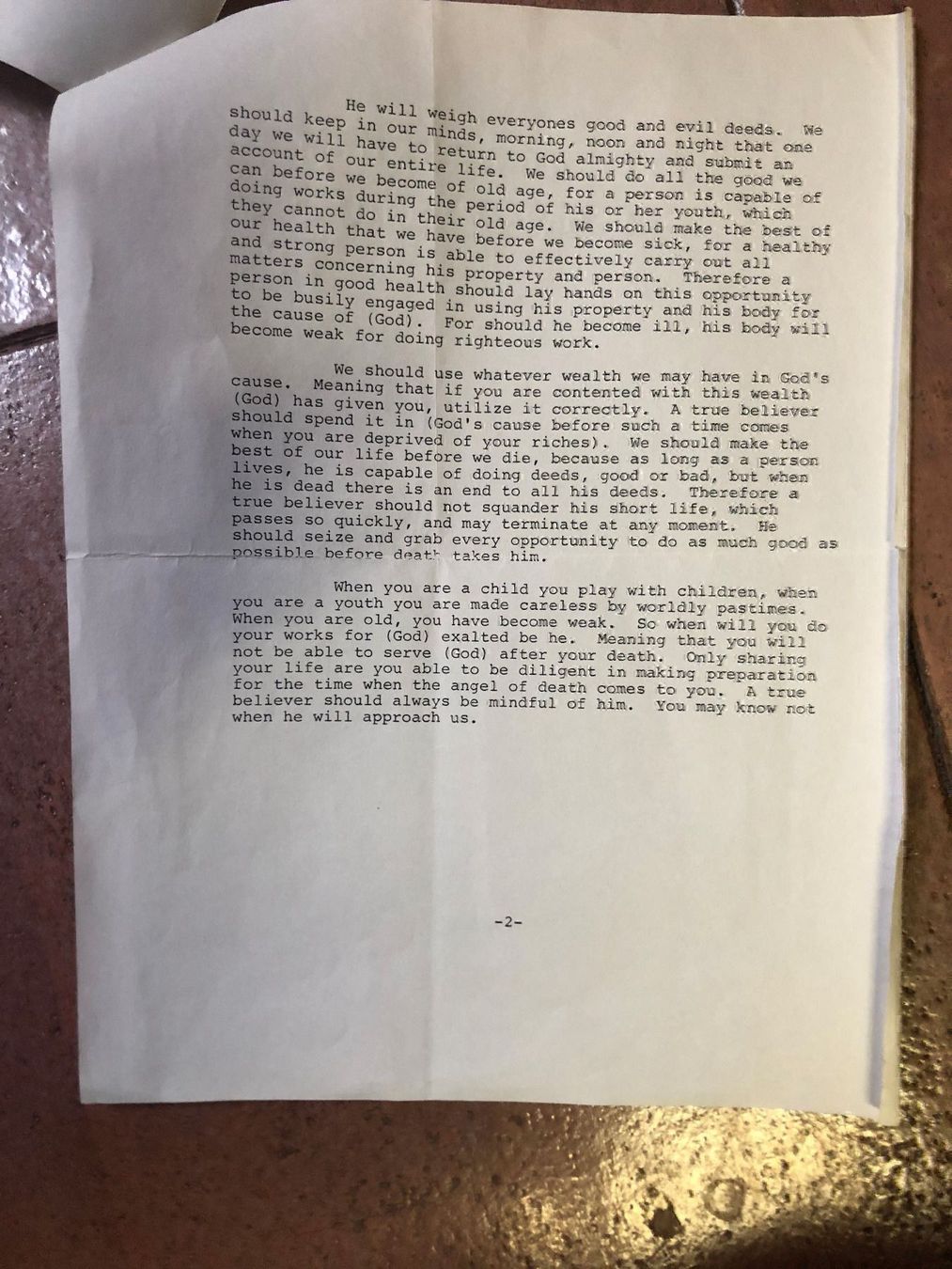 Autografi: 2 Seitiger Brief von Muhammad Ali – Usato da rafz venduto da Ttt0071 1