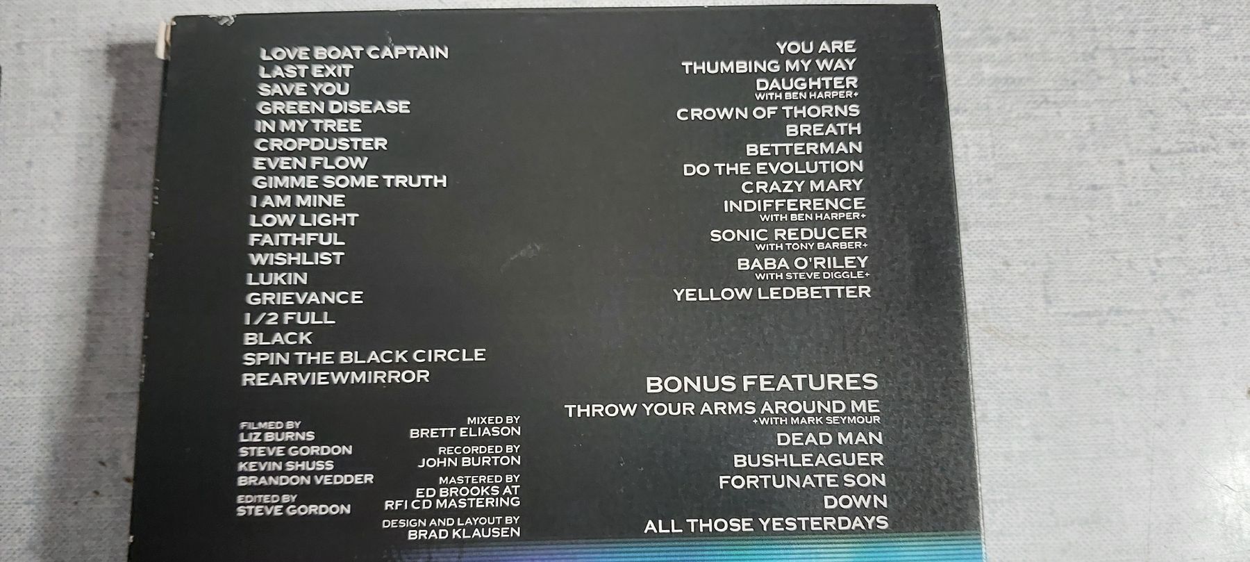 Tous les DVDs: Pearl Jam Live Concert – Neuf (Voir description) à Breil-Brigels par SilverSurfer27 4