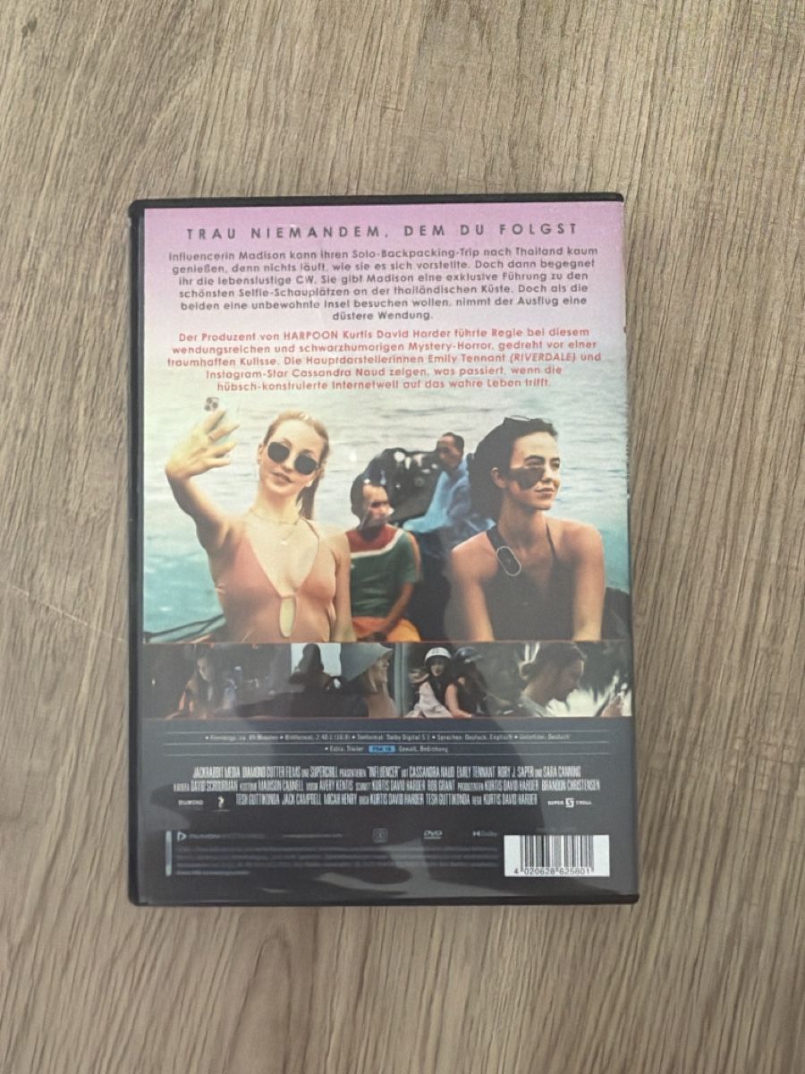 Tous les DVDs: Influencer (2022) DVD – D'occasion à Hagendorn par masterchieff 1