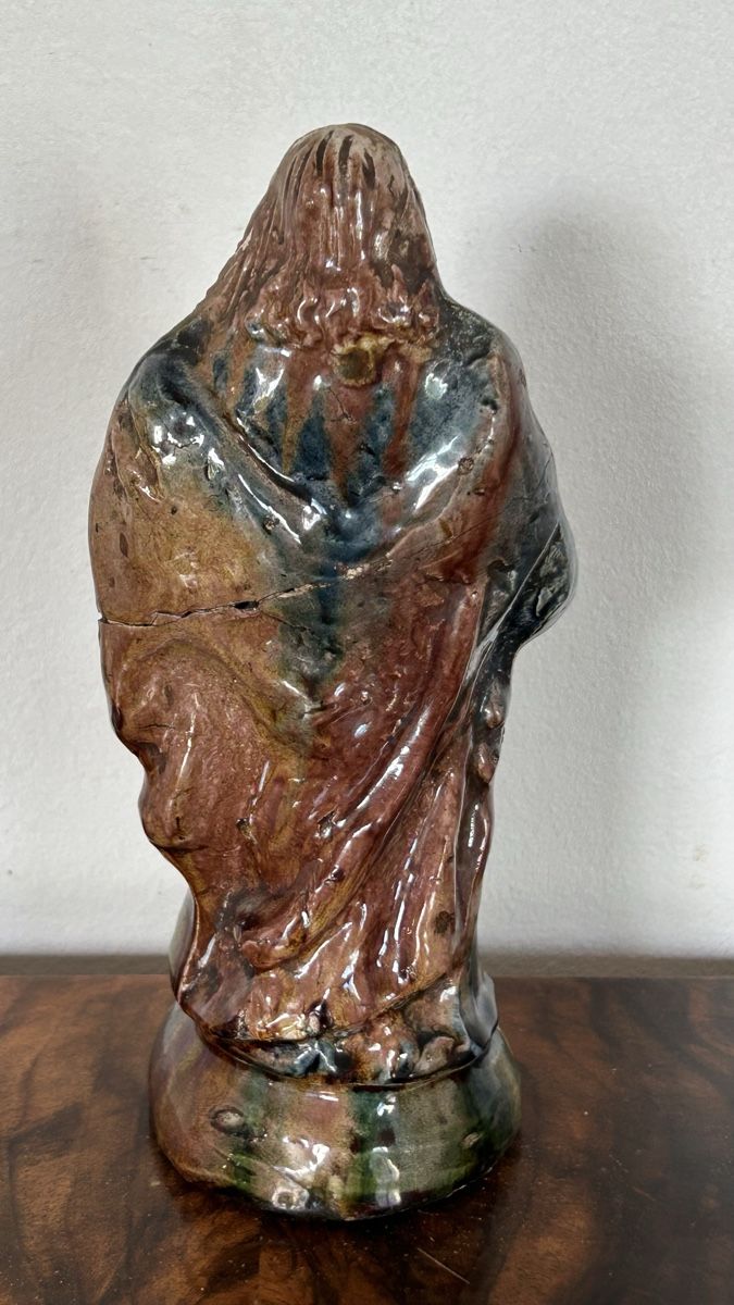 Statuette: Statuette Heilige Anna 18. Jh. Keramik – Usato da Riedholz venduto da Frettchen63 1