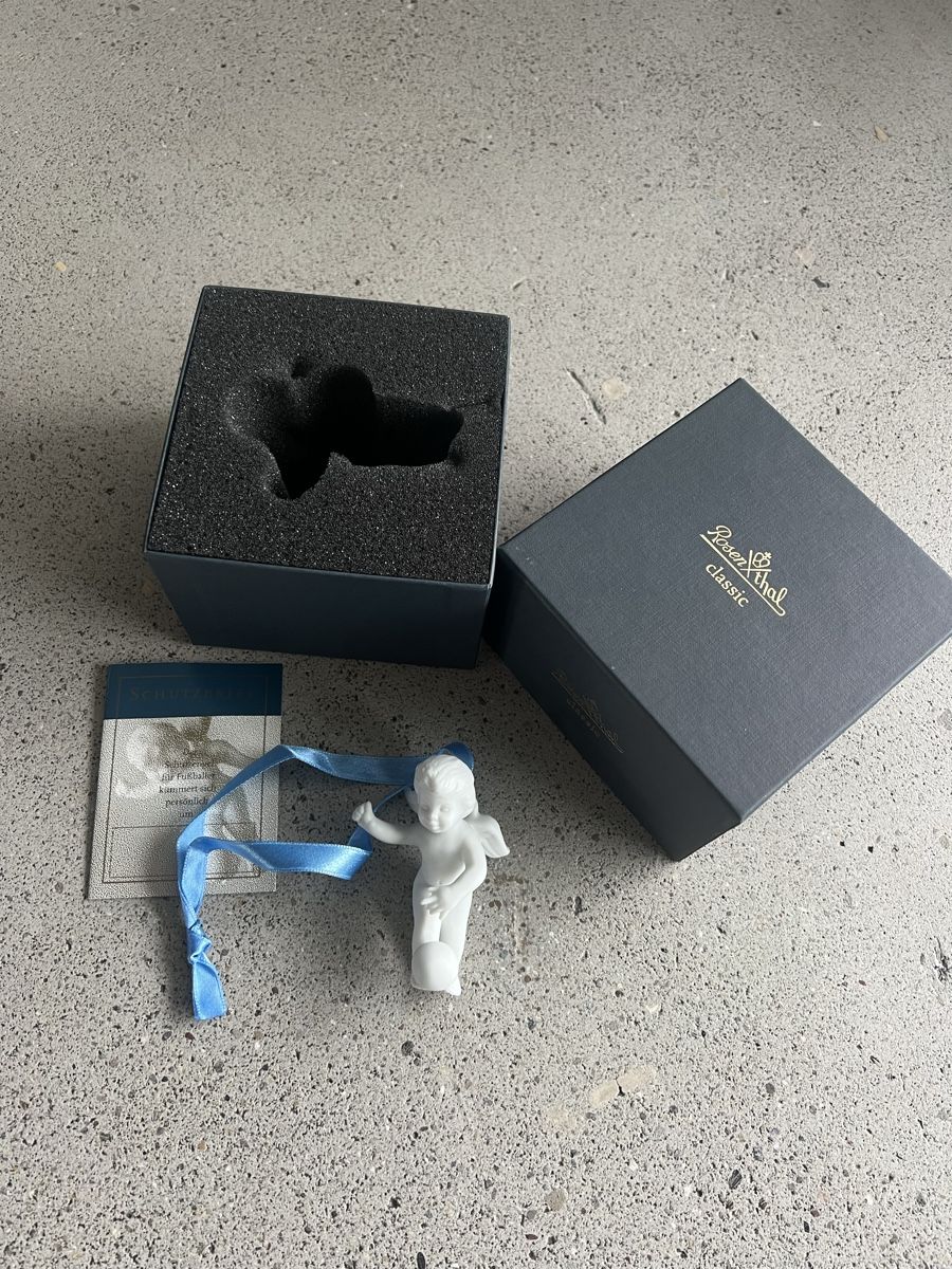 Rosenthal Figuren: Rosenthal Schutzengel Fussball – Neu und originalverpackt aus Richterswil von Solemare47Nicole