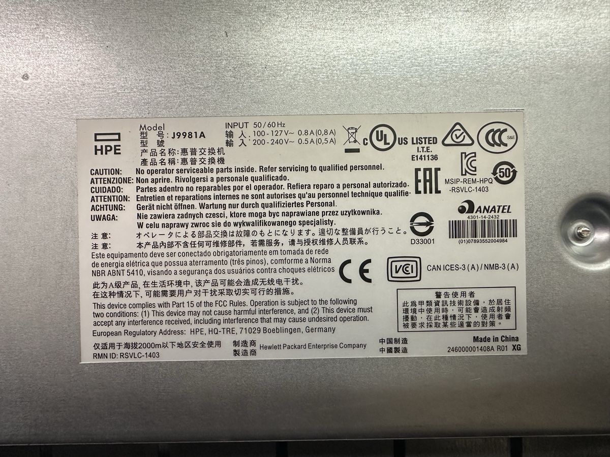 Hewlett Packard Hub & Switch: HP 1820-48G Switch J9981A – Usato da Luzern venduto da FrankGroebel 4