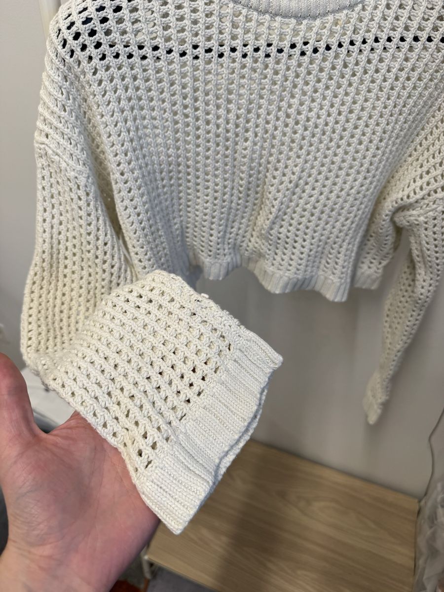 Maglioni & Felpe: FB Sister Knitwear Crop Pullover Weiss L – Usato da Effretikon venduto da rus_2l2p 1
