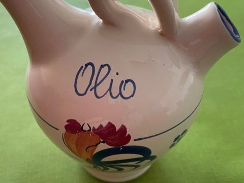 Karaffen: Olio Keramik Krug mit Hahn – Gebraucht aus Safenwil von Foppa1 2