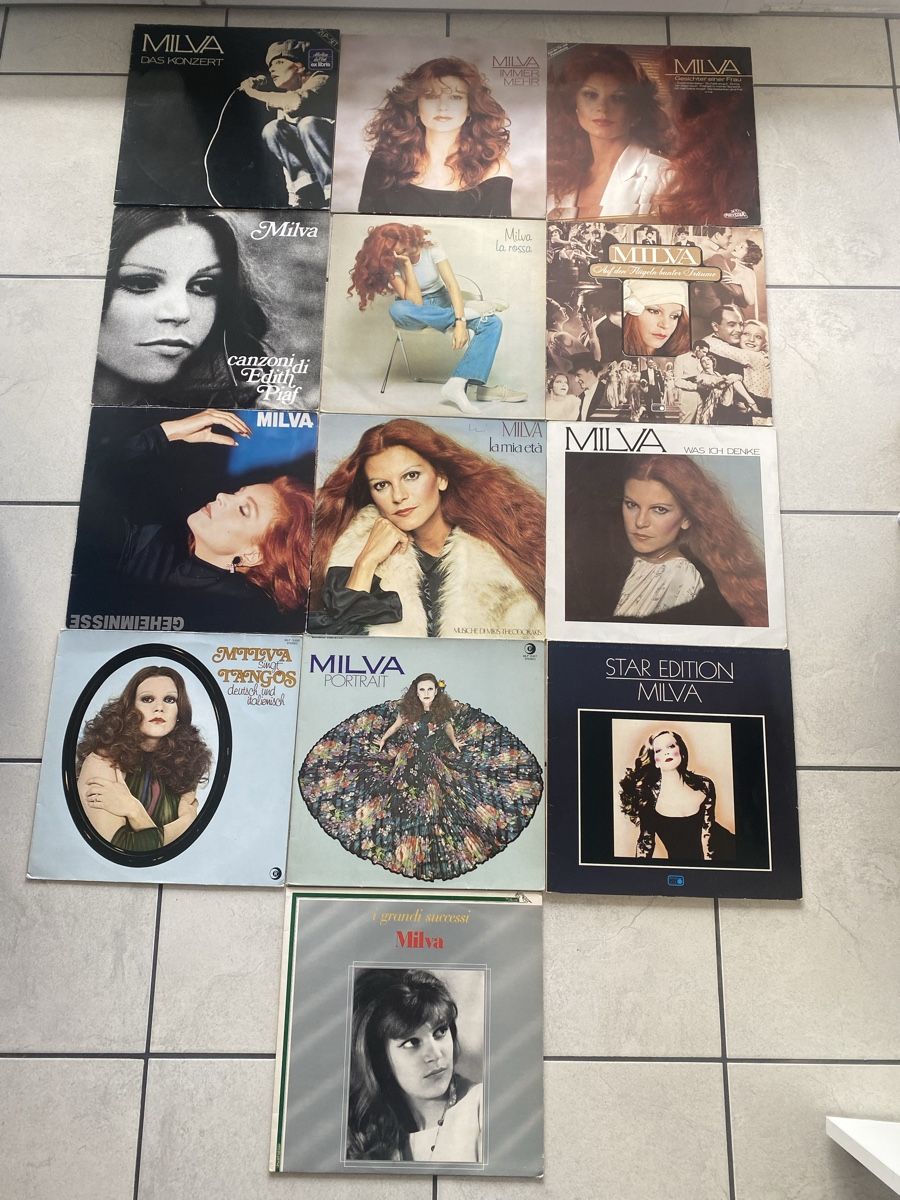 Schallplatten: 13 Schallplatten Milva Alben   – Gebraucht aus Wolfhausen von Kellergirls