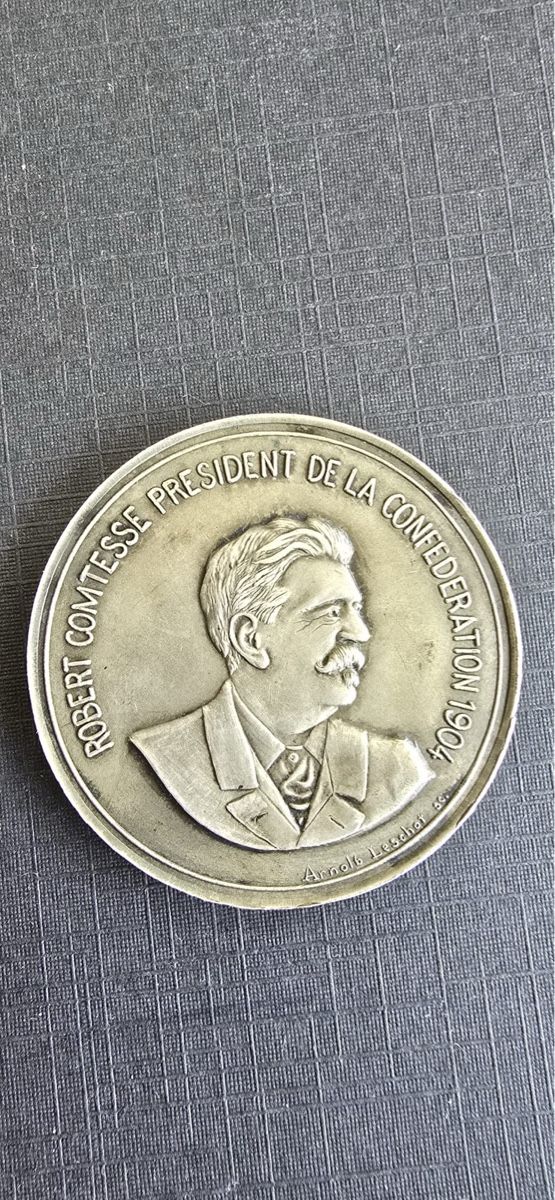 Medaillen: Médaille Robert Comtesse 1904 Suisse – Gebraucht aus prilly von esm_w9mz