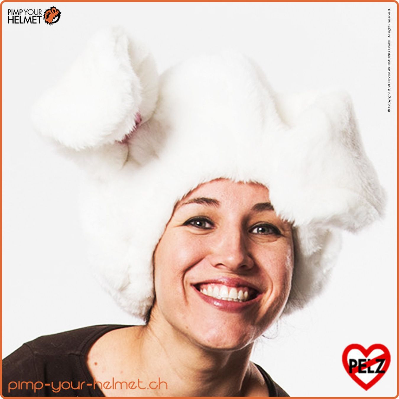 Helme: Helmüberzug "Schneehase" für Erwachsene – Neu und originalverpackt aus Uster von NEVERLASTTRADING 2
