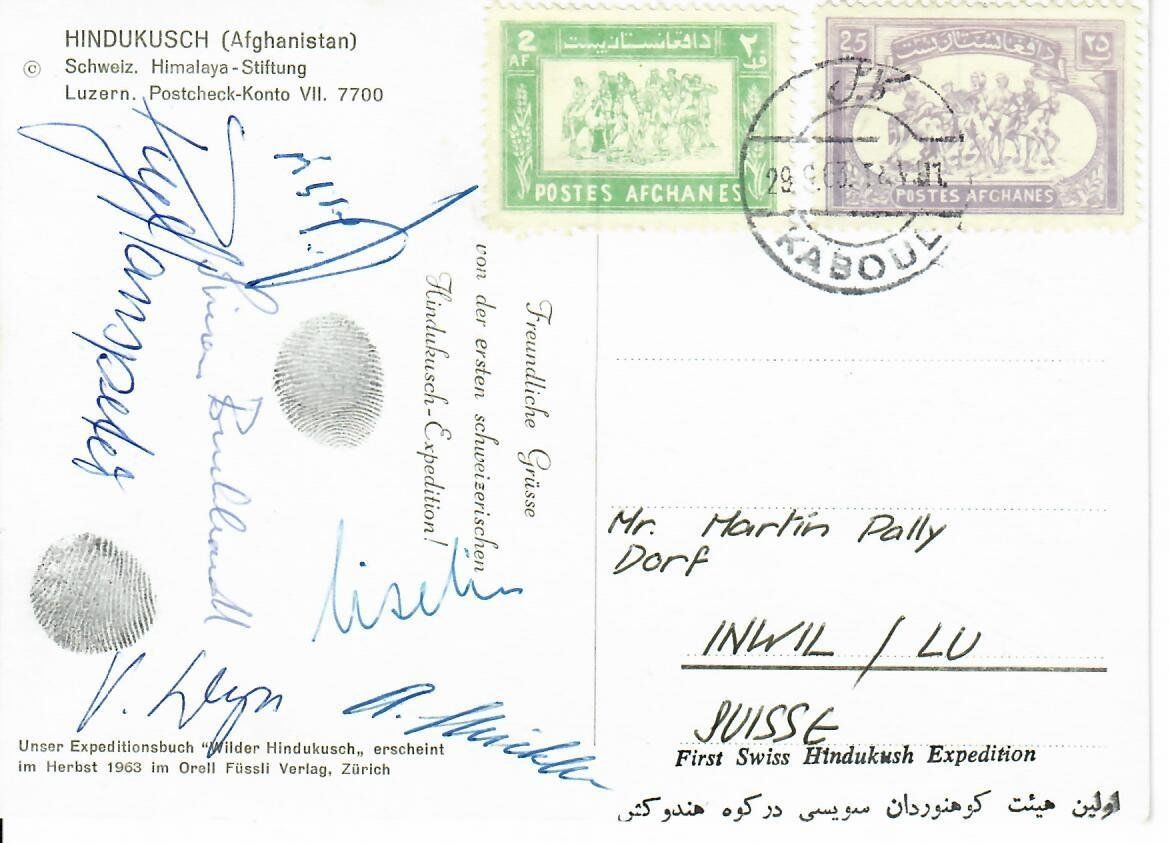 Cartoline postali: Hindukusch Expedition – Usato da Hochdorf venduto da Ziegel-16 1