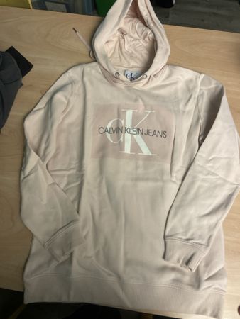 Neuer Calvin Klein Jeans Hoodie, Gr. S, rosa