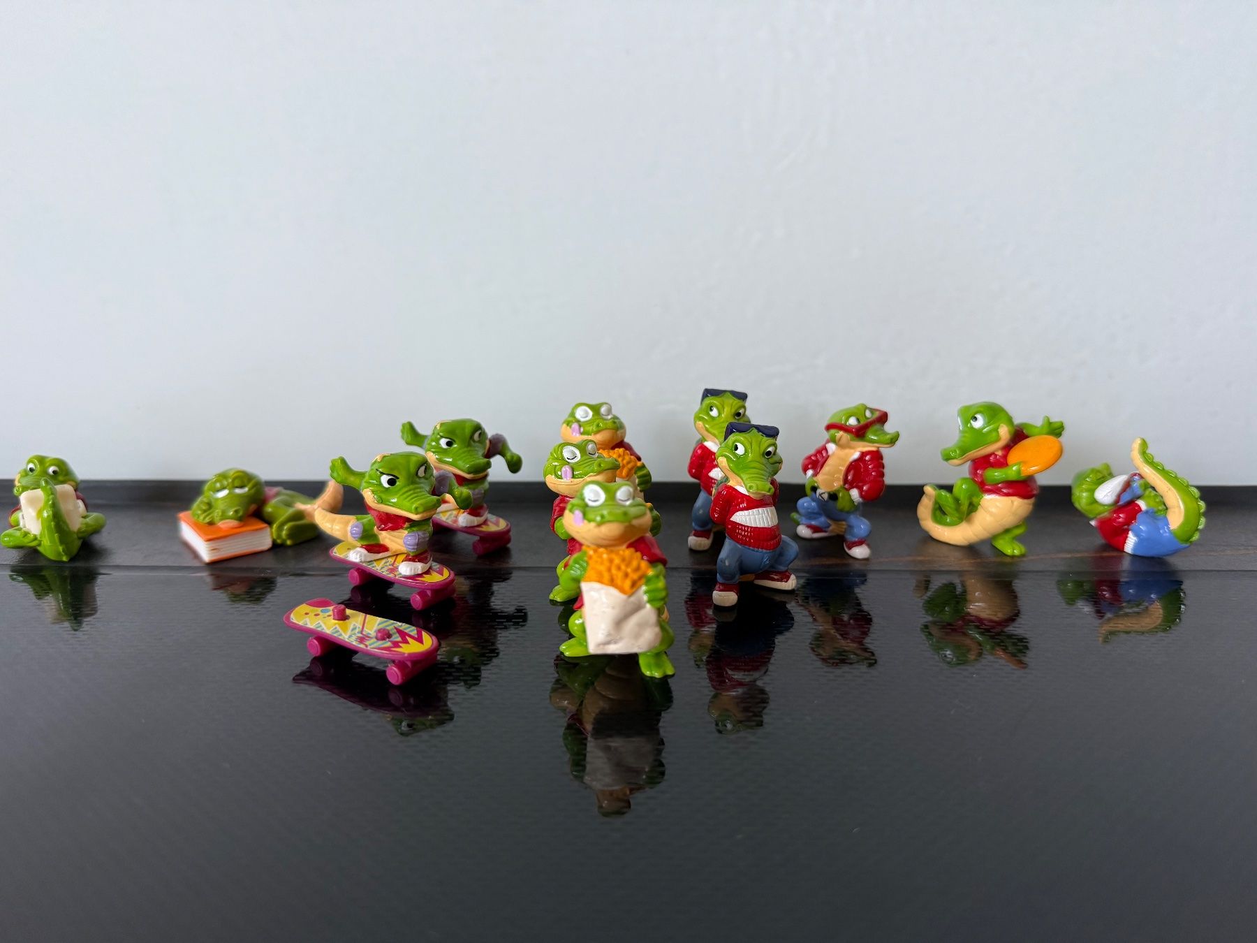 Figuren: Ü-Eier Figuren Krokos ca. 1992, grosses Set – Gebraucht aus Muri AG von Hawaiiandream