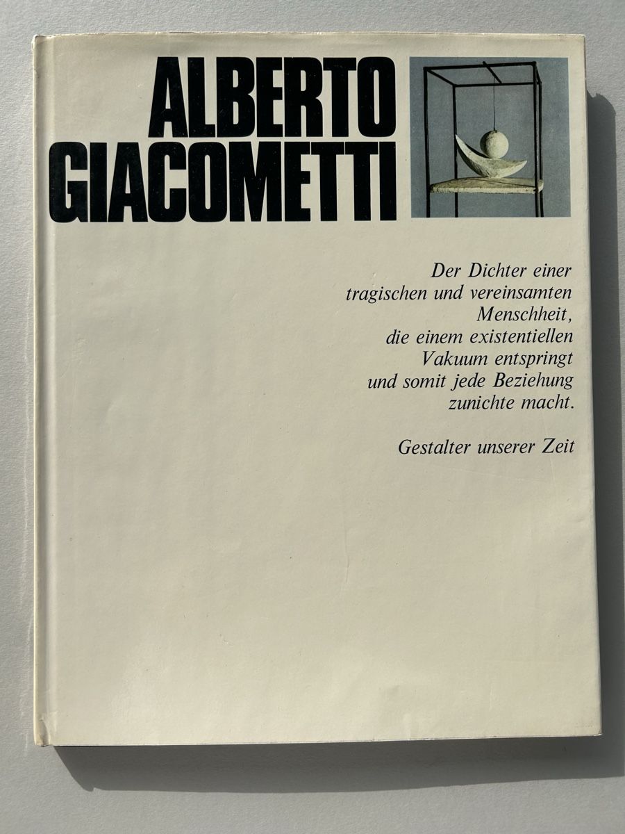 Bücher: Alberto Giacometti Book – Gebraucht aus Zürich von lesgarcons