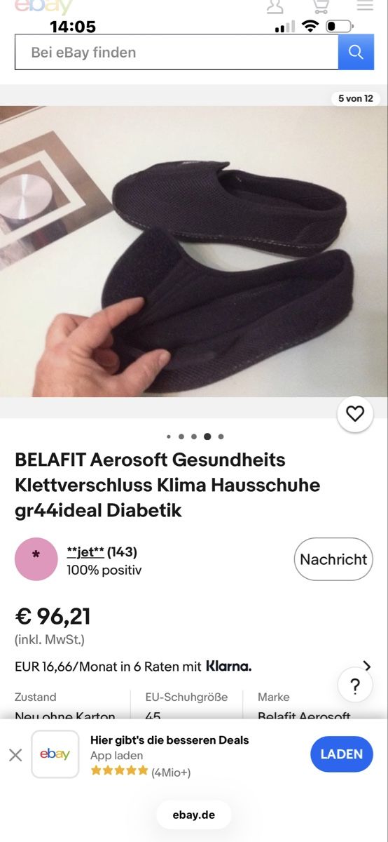 Damenschuhe: Chaussure pour maison belafit neuf 96.- – Neu (gemäss Beschreibung) aus Brügg BE von rah_mqh8 3