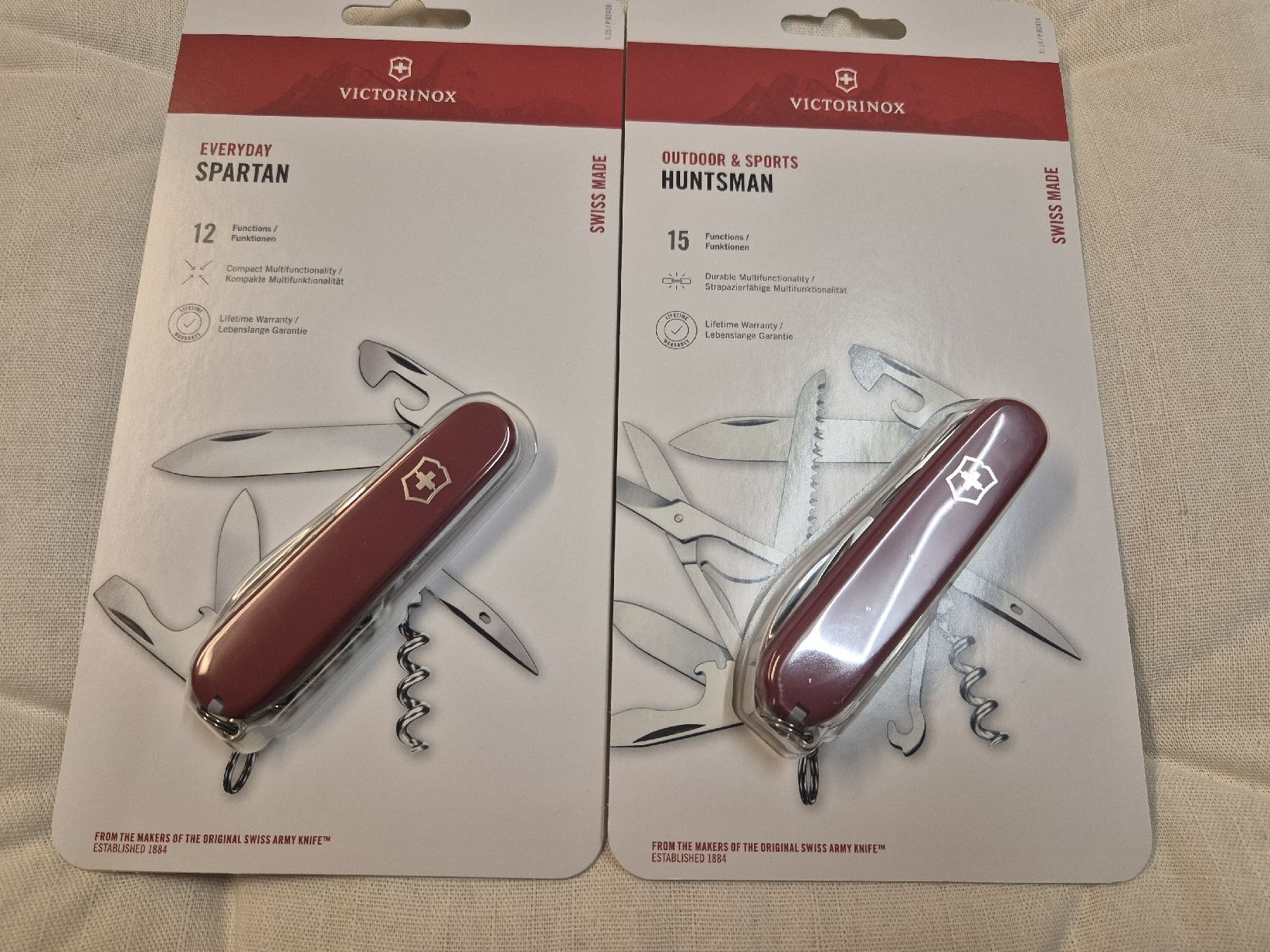 Victorinox Taschenmesser: 2 Victorinox Sackmesser,konvolut – Neu und originalverpackt aus Kreuzlingen von Swiss.Chanel
