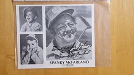 Spanky McFarland, Original Autogramm auf Grossfoto in s/w