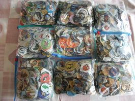 Schachtel mit  4.2  Kg  Kaffeerahmdeckeli