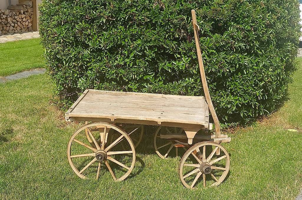 Carriole: Charrette ancienne à timon – Usato da Bulle venduto da Elblablo.62