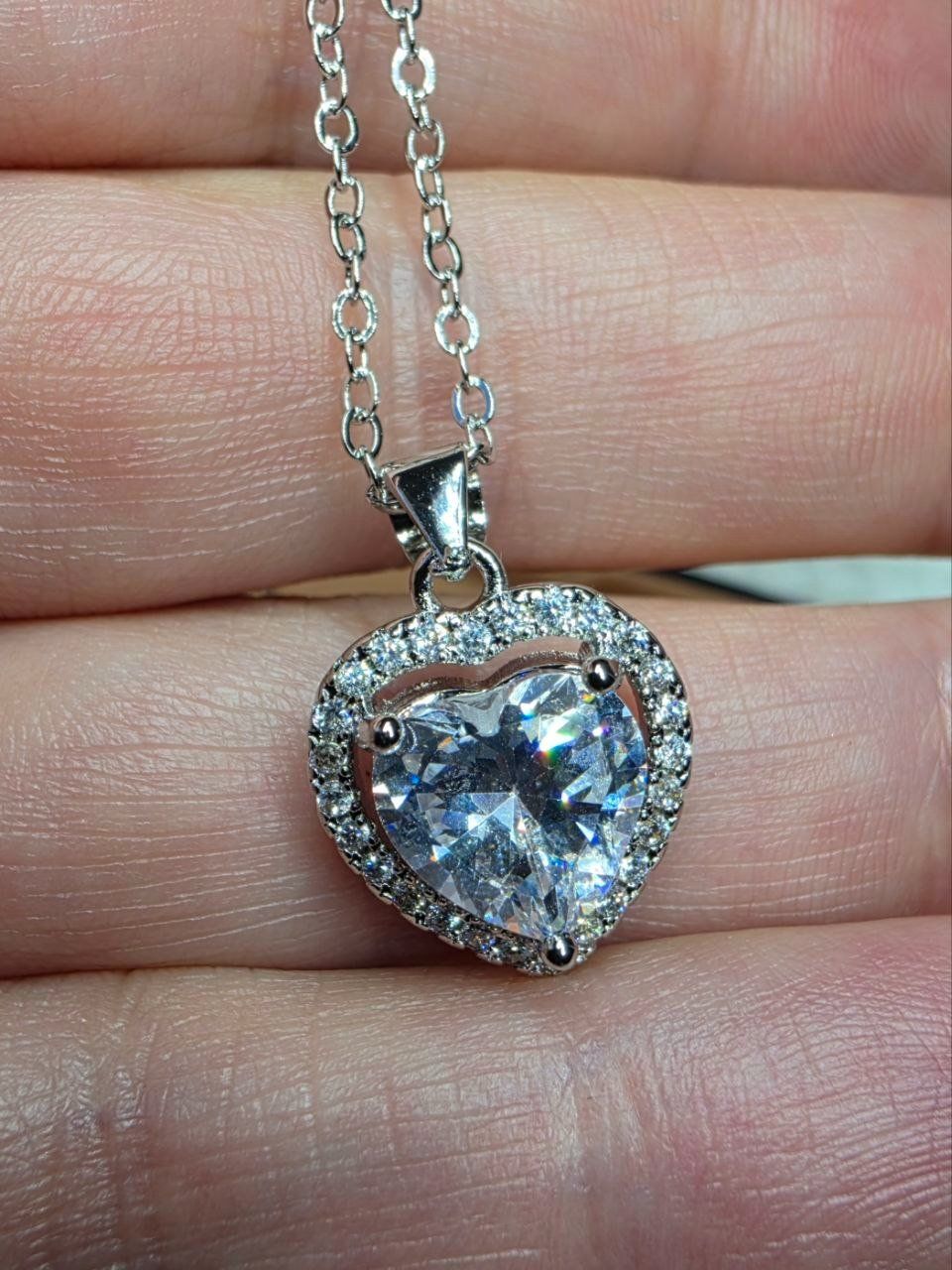 Catenine: Collier argent avec zircons – Nuovo e nell'imballaggio originale da Reconvilier venduto da Tsma67 1