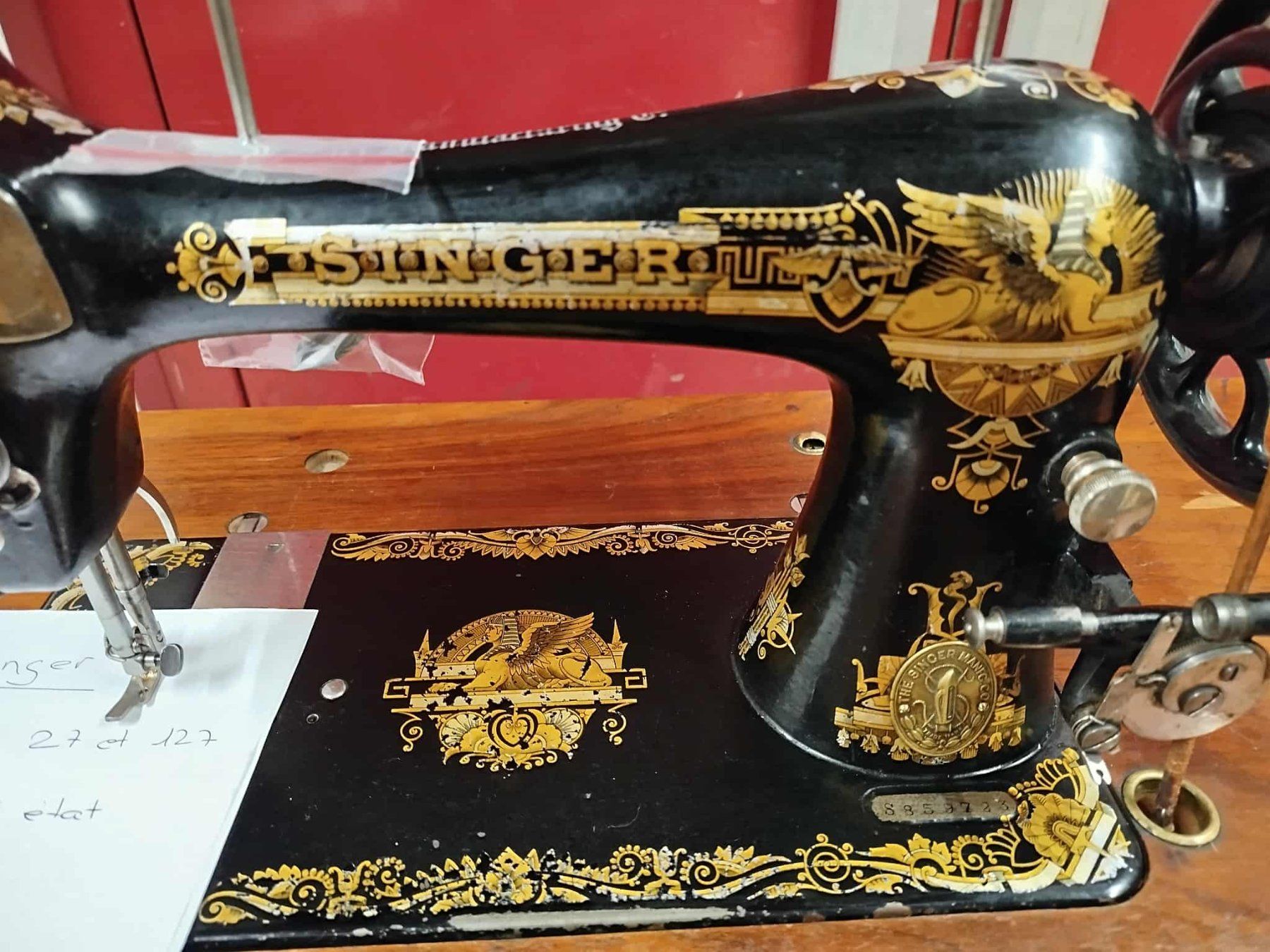 Singer Macchine da cucire: Machine à coudre (nr 14 ) – Usato da La Chaux-de-Fonds venduto da Emmaus2300CDF 2