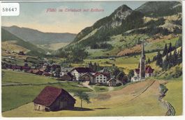 Flühli im Entlebuch mit Rothorn - coloriert