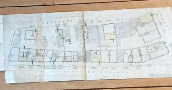 Dokumente: Stadt Winterthur 1944 Neustadtgasse Plan – Gebraucht aus Ebnat-Kappel von blazzi