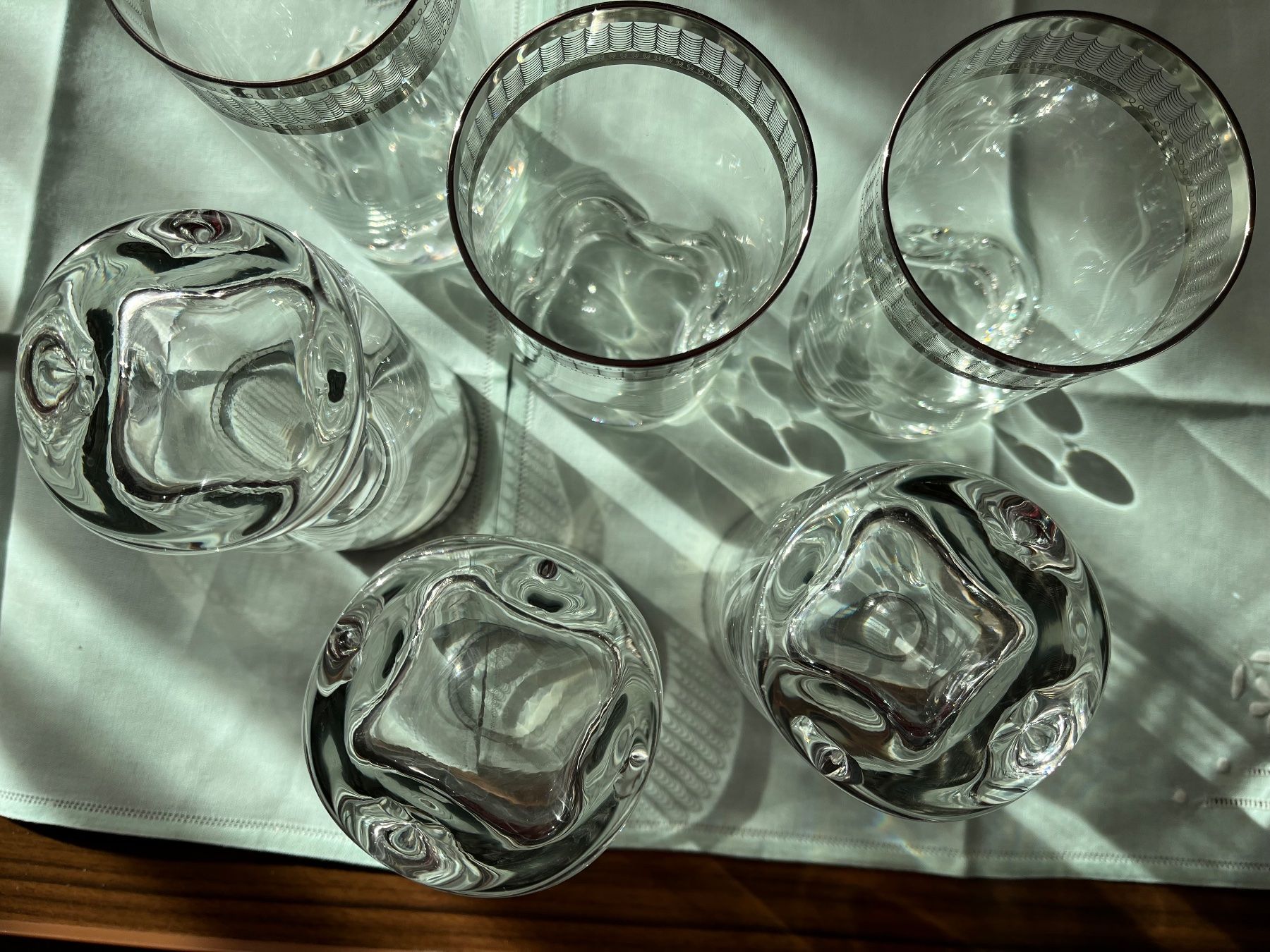 Bicchieri: Six verres à long drinks, bord argent – Nuovo (secondo la descrizione) da Genève venduto da rol_v8q2 2