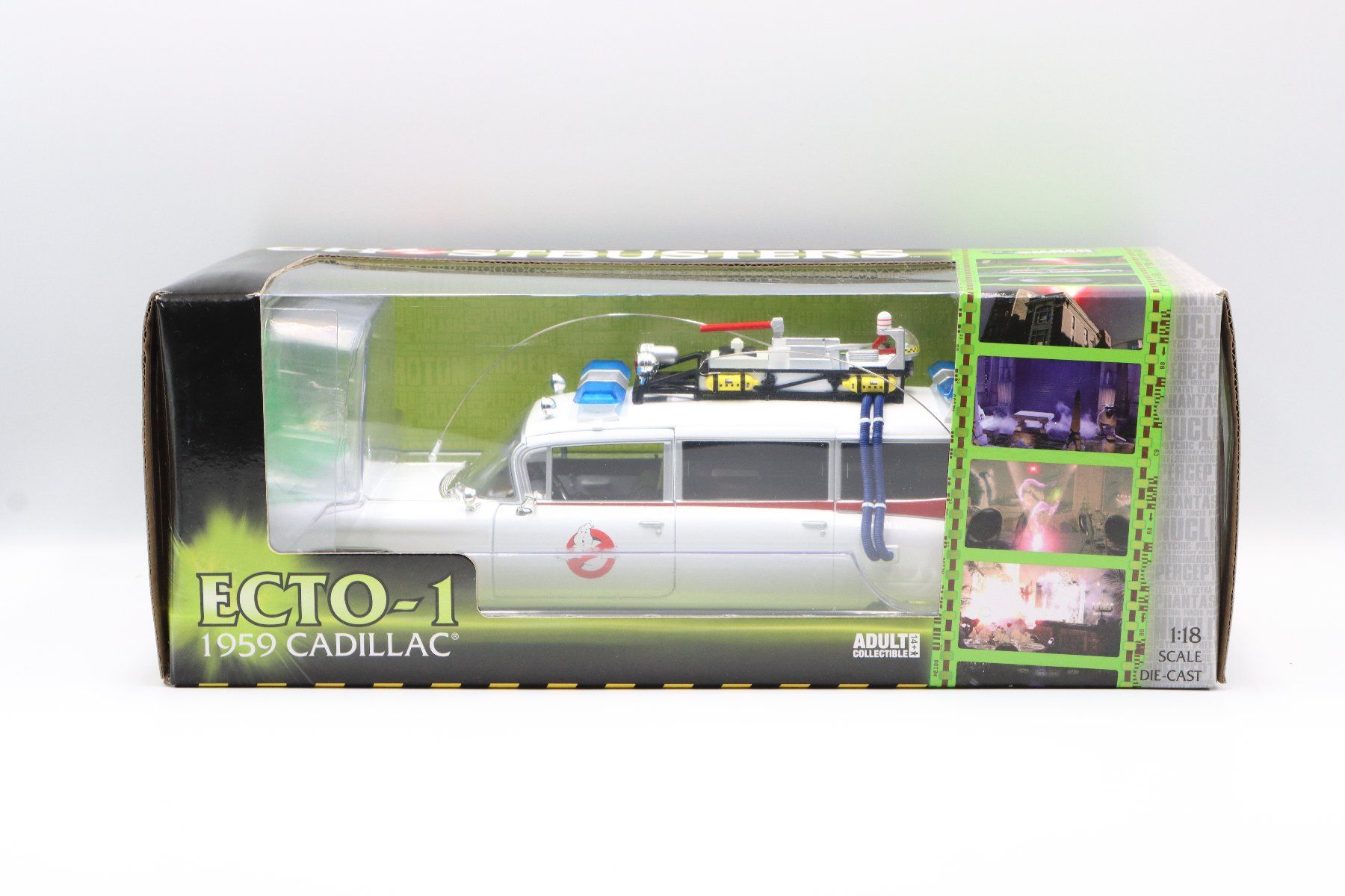 Cadillac Modellini d'auto: Cadillac Ecto-1 1959 Ghostbusters 1:18 AutoWorld – Nuovo e nell'imballaggio originale da Bühl b.Aarberg venduto da modelldiecast