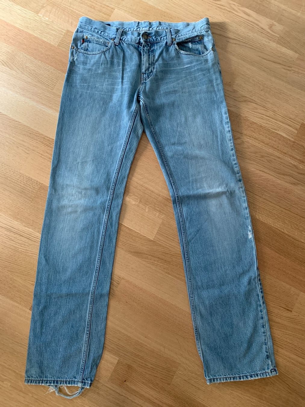 Gucci Jeans: GUCCI Herren Jeans Gr. 50, denim hell straight slim – Usato da Regensdorf venduto da secondchancefashion