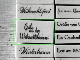 LaBlanche Stempel Spruch '...Weihnachtsbäckerei' - 1-teilig