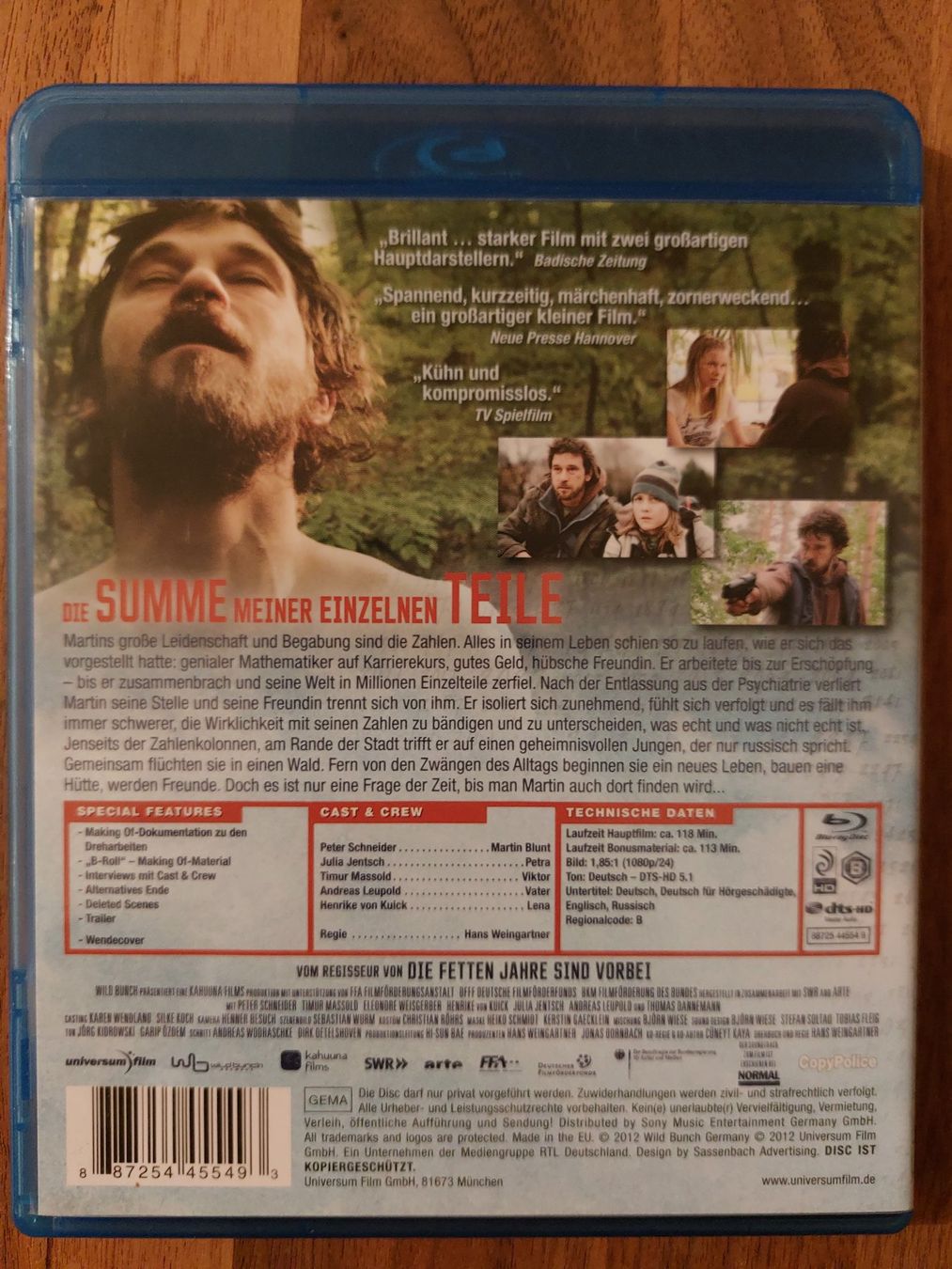 Alle DVDs: Blu Ray - Die Summe meiner einzelnen Teile – Gebraucht aus Rheinfelden von FilmAuktion 1