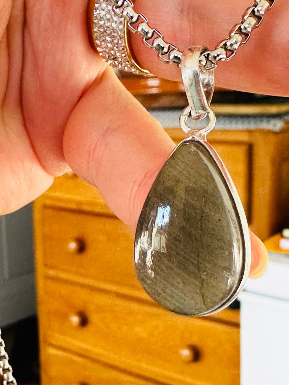 Catenine: Labradorite necklace – Nuovo e nell'imballaggio originale da Genève venduto da AGBERG 4