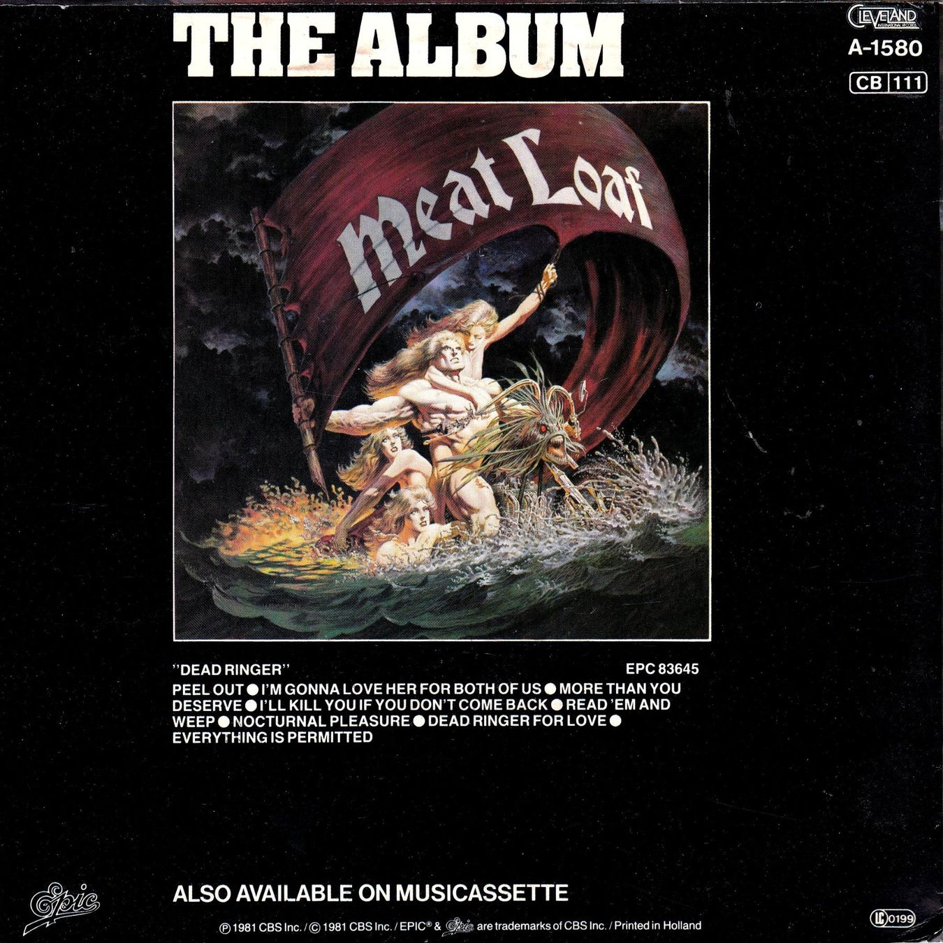 Dischi in vinile: Meat Loaf Vinyl Single von 1981 – Usato da Volketswil venduto da Abcrecords 1