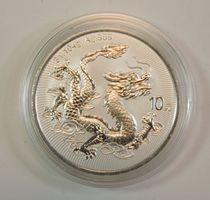 1 Unze China Silber Münze Drache, Sammler Münze
