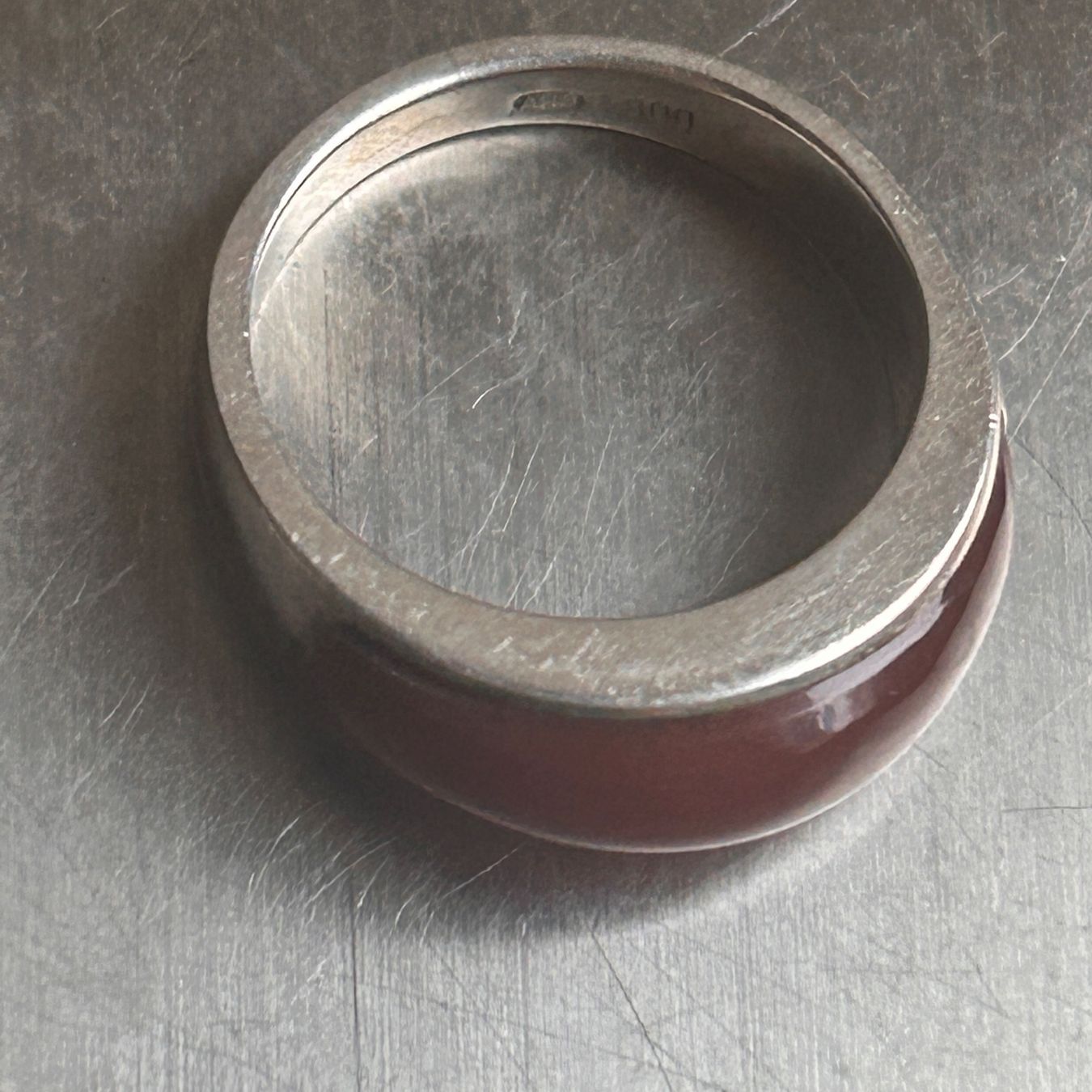Ringe: Roter Achat Ring, 925er Silber (Grösse 54) – Gebraucht aus Dittingen von Bijoubelle 9