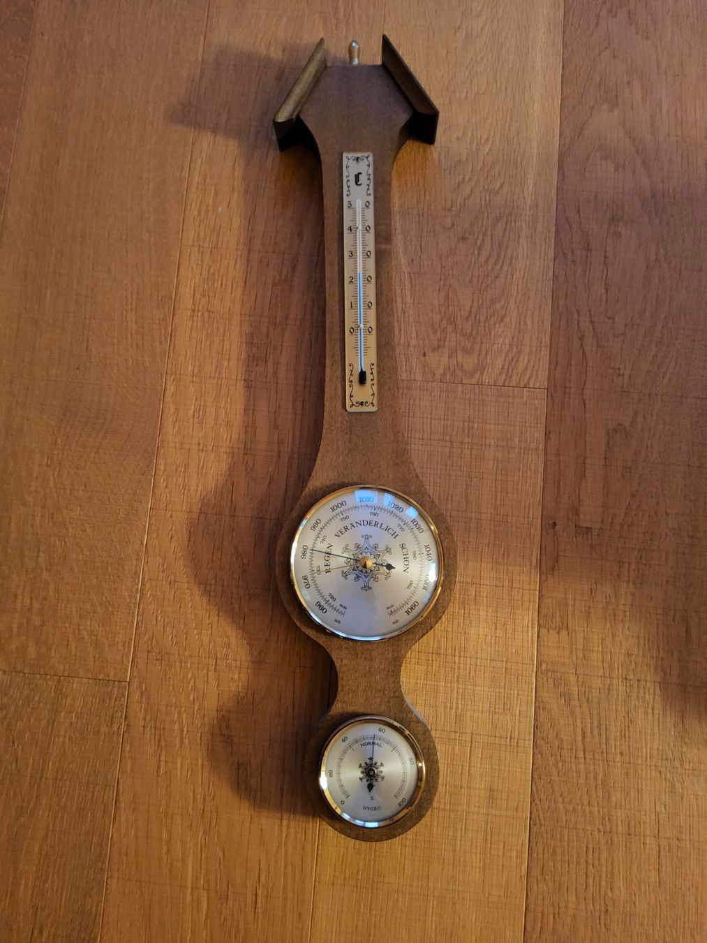 Altro per la casa: Wetterstation Holz - Barometer, Thermometer, Hygrometer – Usato da Gelterkinden venduto da bsag78